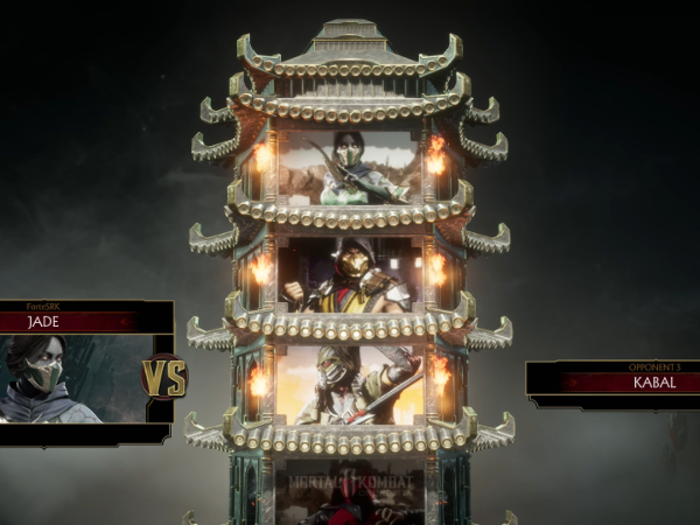 The beta also includes access to the classic tower mode in "Mortal Kombat 11." Each tower is an arcade style-challenge; players fight a series of AI-controlled opponents on their way to the top.