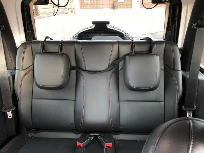 The rear seats are ... something of afterthought. There