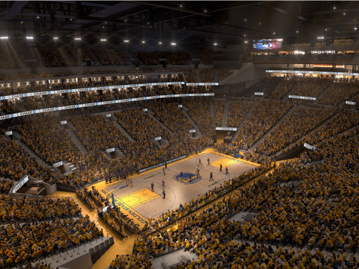 Chase Center follows a growing trend in new arenas — fewer seats, smaller capacity, better fan experience. Chase Center will have 18,000 seats.