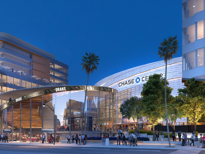 Another angle of the front entrance, which the Warriors call the "gatehouse."