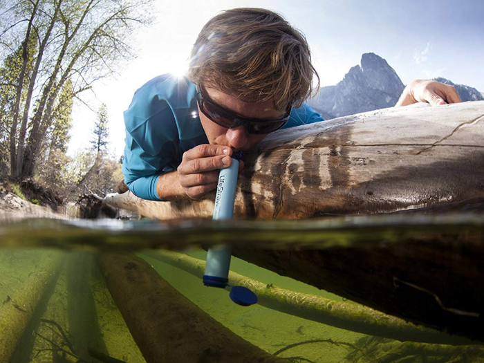 A portable water filter