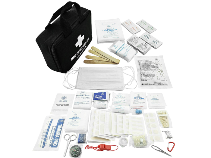 A first aid kit