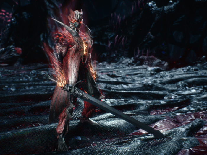 As the son of Sparda, Dante has the ability to transform himself into a demon. He can also switch between eight weapons and four hand-to-hand fighting styles during combat, including some from past "Devil May Cry" games.