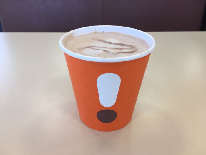 Espresso-based drink (mocha): Dunkin’ Donuts