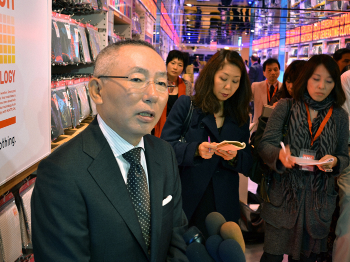 Yanai has made it clear he wants Fast Retailing to be the world