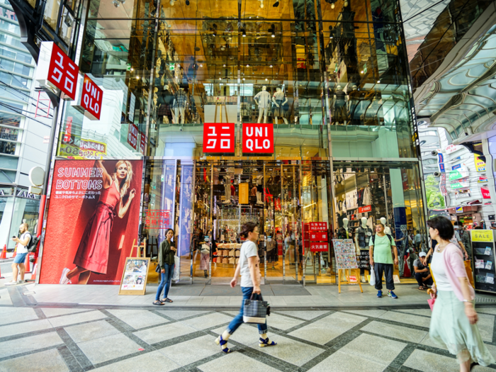 Fast Retailing is the parent company of Uniqlo and other brands including Theory, Comptoir des Cotonniers, and J Brand.