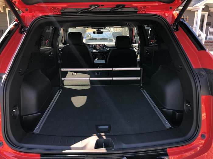 Drop the rear seats and you have a capacious 64 cubic feet.