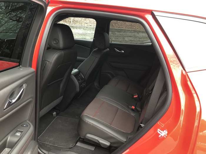 The rear seats are a bench design, but they also provide ample room for adults.