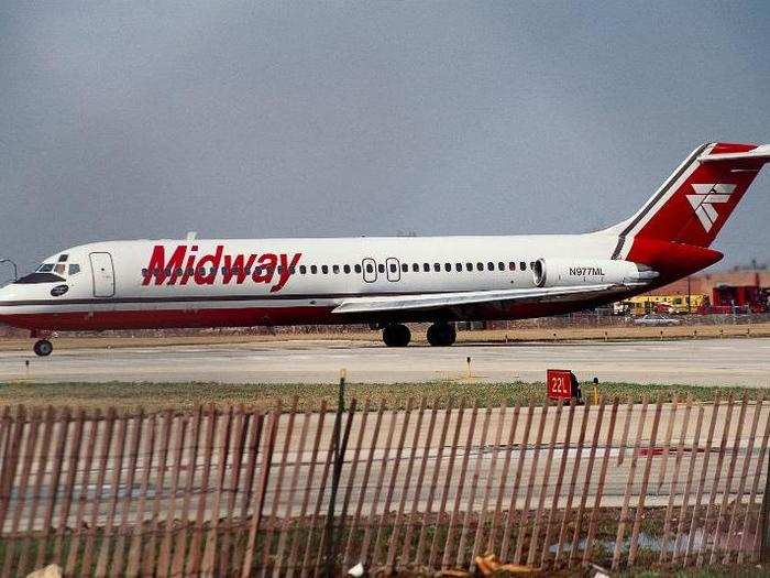 Midway Airlines: Defunct 1991.