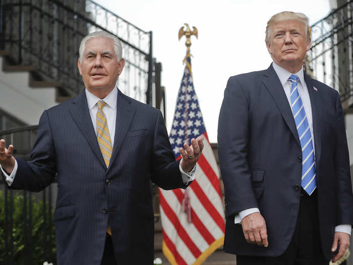 Trump had a famously frosty relationship with former Secretary of State Rex Tillerson, openly contradicting him on many subjects, including the US