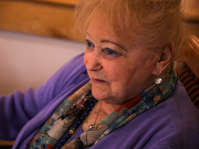 Lyons is one of eight Holocaust survivors that currently live at Rhoda Goldman. She was born in Nagy Bereg, Czechoslovakia, and at age 14 was torn from her home along with her family before enduring years of forced labor at seven concentration camps under Nazi German control.