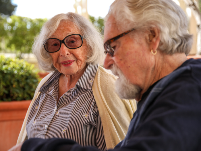 The Adlers are also one of less than 10 couples in the community. The pair have been married for 59 years. "He