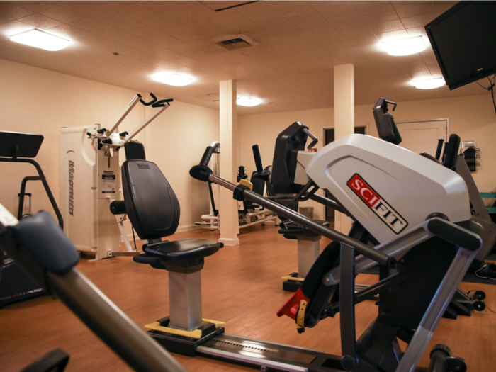 ... residents could use an on-site fitness room, with their physician