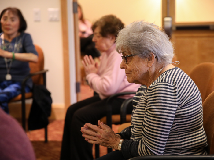 In an assisted living community, residents live in their own private apartment units, but they have 24/7 access to staff for help with daily activities like showering, dressing, and planning doctors