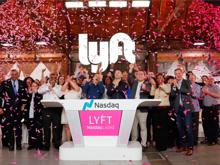 On March 29, 2019, Lyft went public with an expected valuation of about $29 billion. Shares opened at $87.24 apiece, a 21% jump from the $72 the company priced its initial public offering the evening prior.