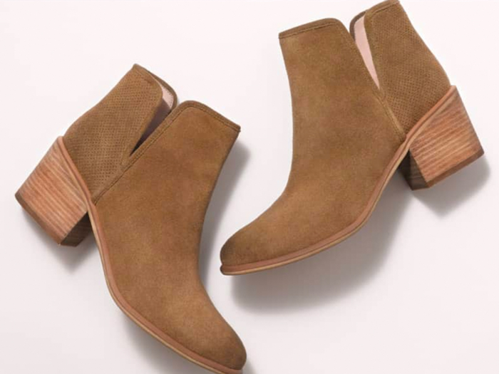 Ankle boots with a sturdy block heel