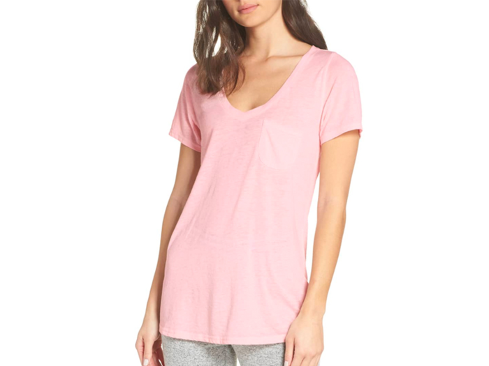 A jersey T-shirt perfect for weekend lounging