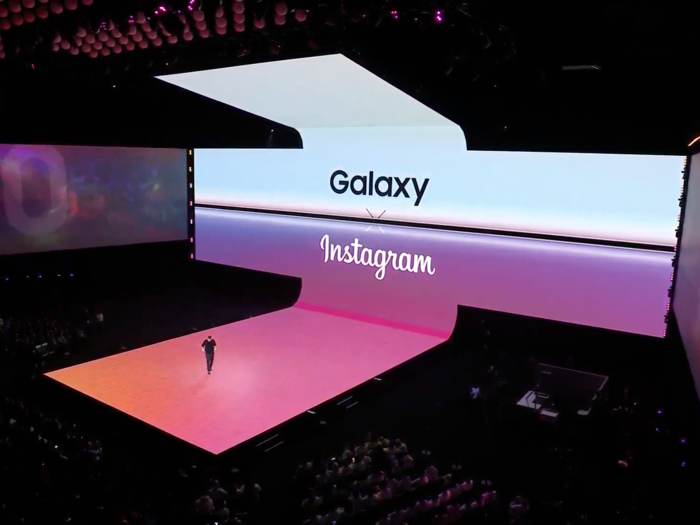 Samsung announced the partnership with Instagram at its Unpacked event in February, when it revealed the Galaxy S10 phones. Samsung even brought out Adam Mosseri, head of Instagram, to demonstrate how to post to Instagram Stories from the Galaxy S10.