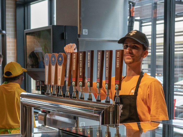 The lab store even has a station where visitors can try out local craft beers on tap or even fill up a growler to go.