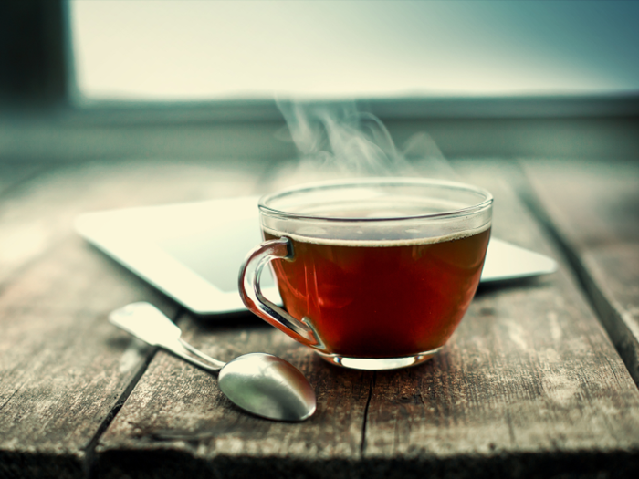 Hot beverages that are served at near-boiling temperatures can also up a person