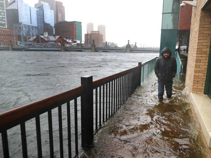 One in six homes in Boston, Massachusetts could be flooded regularly by the turn of the century.