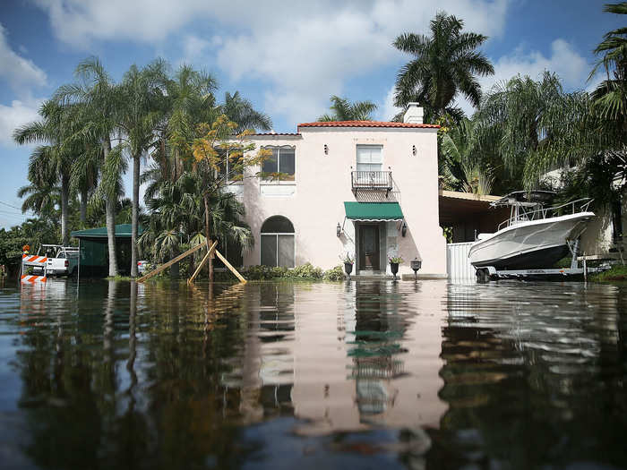 In Miami, Florida, sea levels are rising faster than those in other areas of the world.