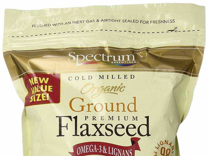 Buy: Spectrum Essentials organic ground flaxseed & omega-3 supplement ($6.99)