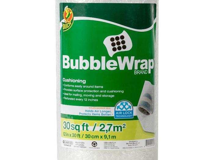 Buy: Duck original 3/16 bubble wrap, 12 in. x 30 ft. ($4.97)