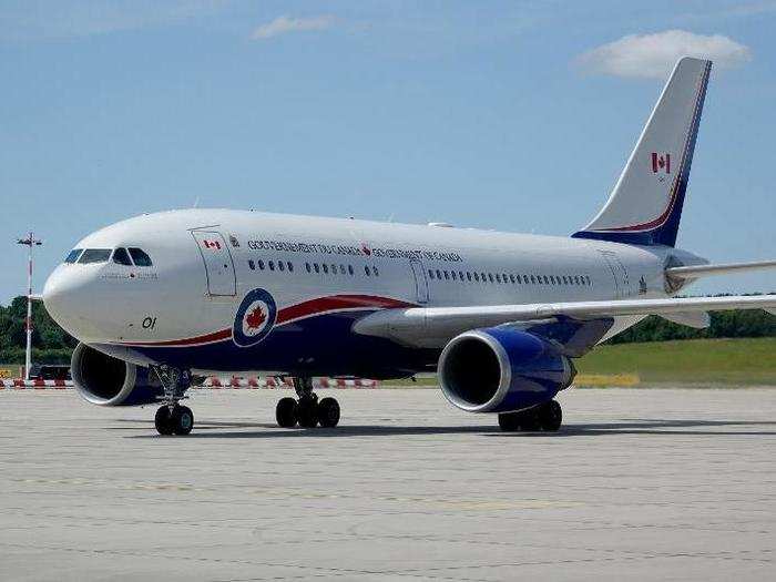 9. Canada: The Canadian PM flies onboard a fleet of modified Airbus A310-300s dubbed the CC-150 Polaris.