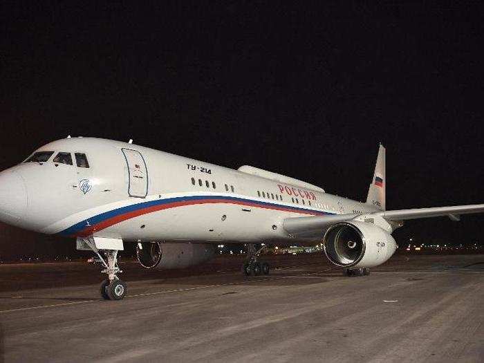 The Russian President has also been known to fly on a fleet of smaller executive aircraft based on Tupolev TU-214 airliners.