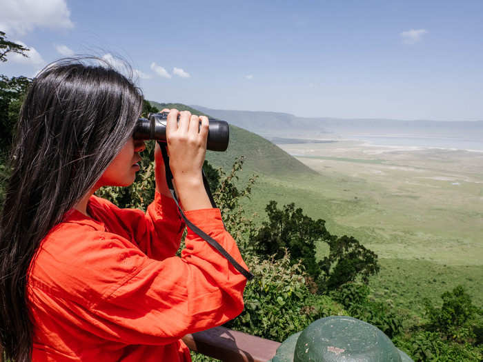 Before heading into the crater, however, I had to get a view from above.