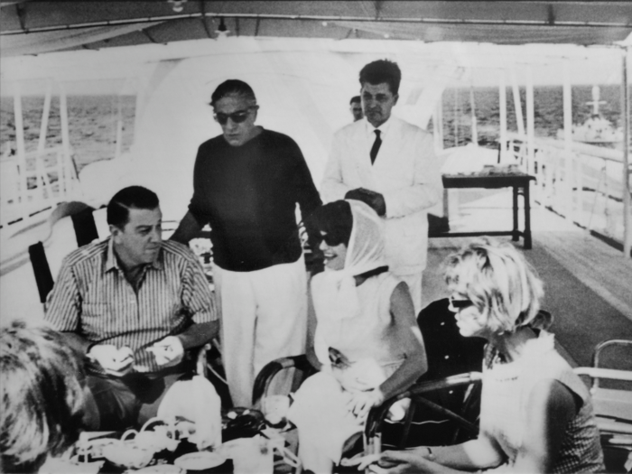 Alongside the notable Onassis and Kennedy families, the Christina hosted many well-known guests that were a part of the couple