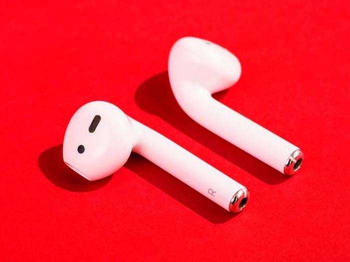 AirPods, comparatively, look very similar to the wired EarPods that come included with every iPhone — minus the cable.