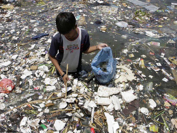 Humans have been dumping an unprecedented amount of plastic into the ocean, too. On average, 8.8 million tons of plastic enters the ocean every year.