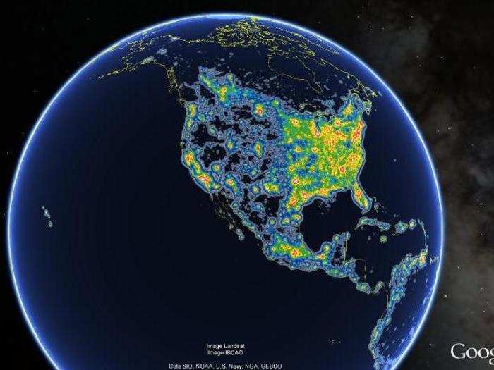 Global light pollution is so bad that more than one-third of humanity can