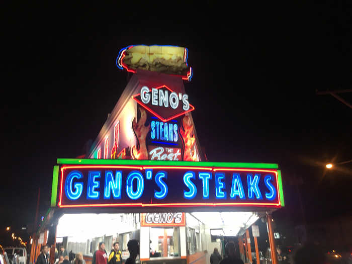 Next, I headed north on Broad and down Passyunk Avenue to try out Geno