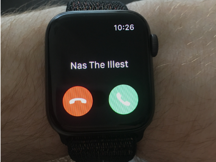 The Apple Watch is better than other Apple devices for picking up phone calls.