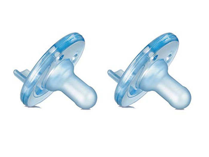 A set of BPA- and latex-free pacifiers