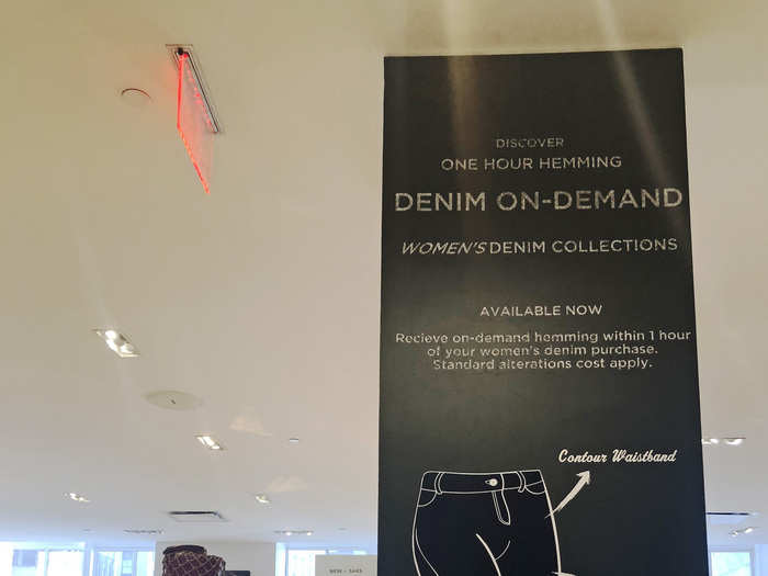 Shoppers at Saks can also get their denim tailored on-site, though fees may apply. With an entire customization section of the store, Neiman Marcus is the better destination for personalization.