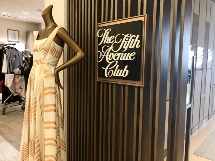 Both stores had their version of personal shopping. The Fifth Avenue Club — Saks