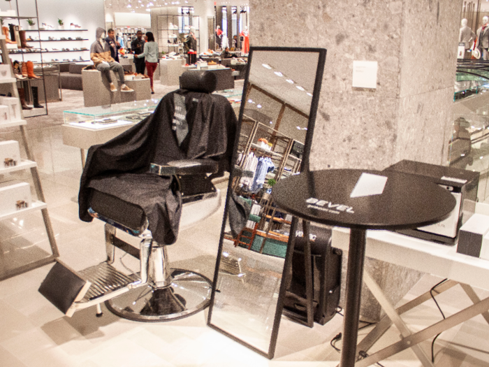 Neiman Marcus also offers a walk-up barber station operated by Bevel on the sixth floor, which is mostly for men, ...