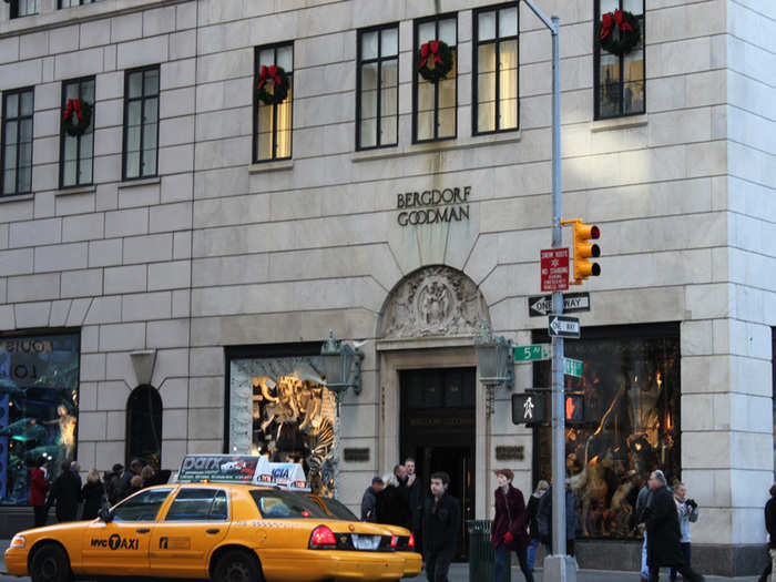 Just a few blocks from the even more luxurious Bergdorf Goodman, ...