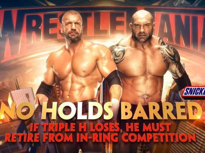 7. No Holds Barred: Triple H vs. Bautista