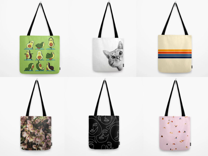 Society6 Canvas Tote Bags