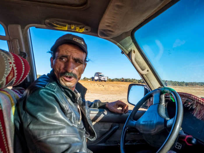 After a very bumpy five-hour drive, my companions and I were picked up in Bahariya for a tour of the oasis. Our guide, who spoke little English, told us his name was Mohammed.