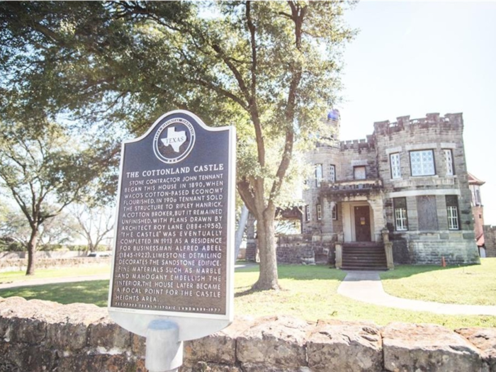 A local stone contractor named John Tennant began constructing the home for himself in 1890 before eventually abandoning the project in 1908.