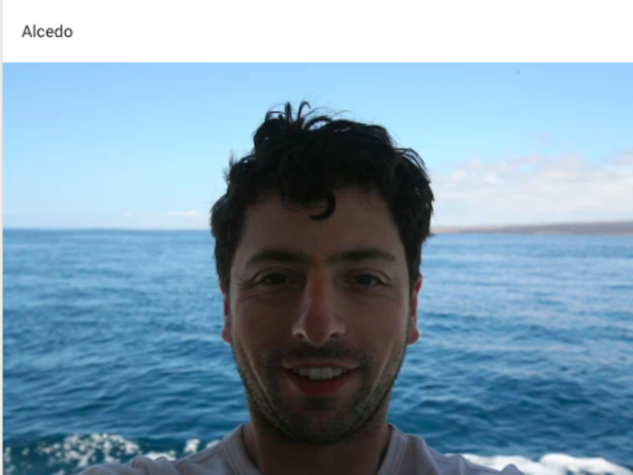 Even the cofounder of a company worth hundreds of billions of dollars likes to post selfies. Sergey Brin appears to be near the Alcedo volcano, in the Galapagos islands.