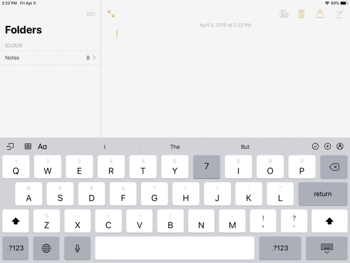 9. How to type a number or symbol without switching to the iPad
