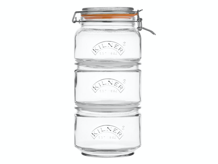 These jars that stack to save you valuable space