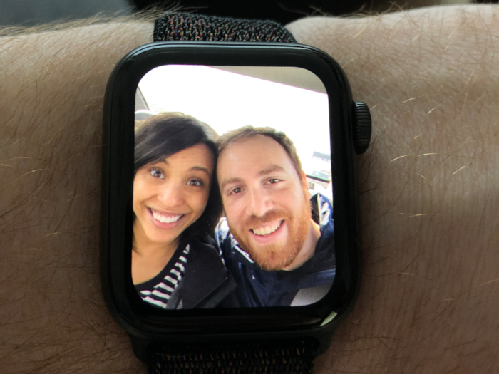 Kerri recommends using the Watch as a photo gallery.